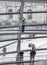 Tourists in Bundestag Dome