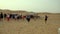 Tourists at a Camel Farm Ai Ain Abu Dhabi