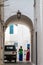 Tourists in the characteristic streets of the historic center of Ostuni, South Italy