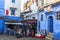 The tourists at Chefchaouen, Morocco