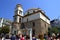 Tourists and church,Kavala Greece