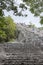 Tourists climb the Pyramid Nohoch Mul along the guiding rope at the Mayan Coba Ruins, Mexico