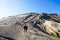 Tourists climb the stairs to the crater of Bromo volcano, Bromo