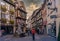 Tourists in Colmar, Alsace, France