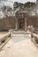 Tourists in courtyard with ruins, Preah Khan, Angkor Thom, Cambodia