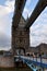 Tourists crossing the Tower Bridge of London, Europe