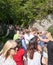 Tourists crowd onto Marienbrucke for iconic view of Neuschwanstein Castle