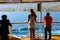 Tourists enjoy cruise trip - Greece