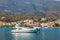 Tourists enjoy Cruise trip at Greece Island