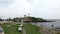 Tourists Enjoying the Sights at Cape Neddick LIghthouse