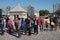 Tourists Entering Versailles Palace