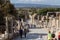 Tourists in Ephesos, Turkey
