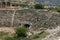 Tourists explore the ruins of the stadium at Aphrodisias in Turkey.