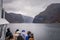 Tourists on the fiord cruise