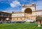 Tourists at the Fontana Della Pigna or famous Pine cone at Vatican City in Rome