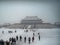 Tourists at Forbidden City in Winter