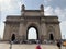 Tourists at the Gateway of India, Mumbai