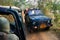 Tourists going on a tiger safari, Ranthambore National Park, Ind