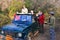 Tourists going on a tiger safari, Ranthambore National Park, Ind