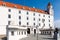 Tourists at Honorary courtyard Bratislava castle