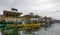 Tourists at House-boats Dal Lake, Kashmir, India