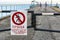 Tourists ignore taboo to walking on emergency pier