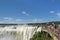 Tourists at Iguazu Falls Devil Throat Argentinian Border