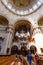 Tourists inside of Berlin cathedral Berliner Dom