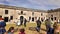 Tourists inside of the Castillo de San Marcos National Monument St Augustine FL 2024