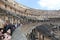 Tourists inside Coliseum, Rome