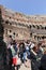 Tourists inside Coliseum, Rome