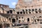 Tourists inside Coliseum, Rome