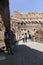 Tourists inside Coliseum, Rome