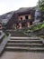 Tourists at Kanheri Caves in Mumbai