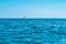 Tourists Kayaking in the Beautiful Blue Bay of Saint-Lawrence Gulf