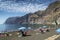 Tourists at los gigantes beach landmark south tenerife island sp