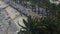 Tourists lying on sunny beach in Nice, French resort city, summer vacation