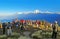 Tourists meet the sunrise at top of Poon Hill, Nepal