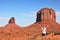 The tourists in Monument Valley