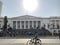 Tourists at Mumbai`s Town Hall, The Asiatic Society of Mumbai