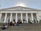 Tourists at Mumbai`s Town Hall, The Asiatic Society of Mumbai