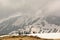 Tourists at Murodo plateau. Tateyama Kurobe alpine route. Japan