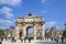 Tourists near Arc de Triomphe du Carrousel, Paris