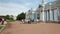 Tourists near the Grotto Pavilion, Tsarskoe selo