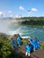 Tourists at Niagara Falls