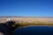 Tourists at Ojos del Salar, in Atacama Desert, Chile