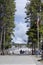 Tourists At Old Faithful