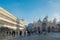 Tourists people walking around the Basilica di San Marco main sq