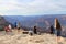 Tourists and photographers in Grand Canyon National Park October 2016