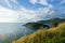 Tourists at Phromthep cape viewpoint at the south of Phuket Island, Thailand. Tropical paradise in Thailand. Phuket is a popular